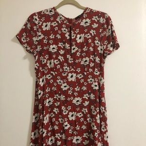 Red Floral Sundress